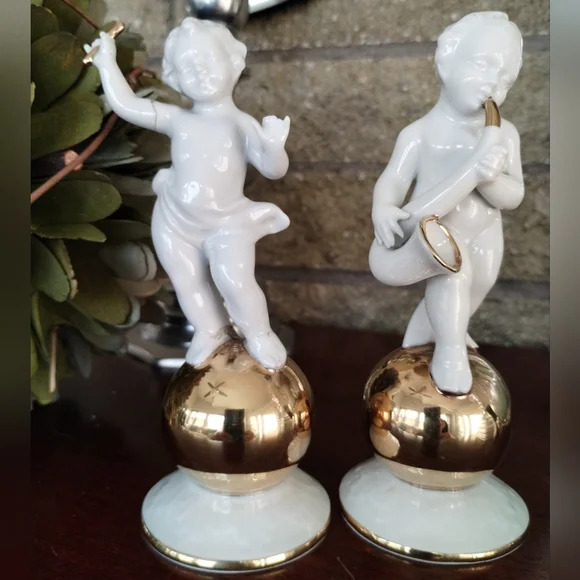 Rare, Vintage, Angel Cherubs Set by Gerold and Co. Tettau Bavaria